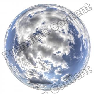 HDRi Skydome of Clouded Sky 12K